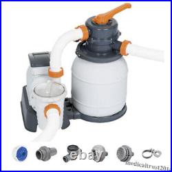 Bestway Swimming Pool Sand Filter System 1500 Gallon Pool Pump 58498E New Us
