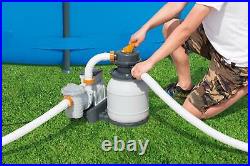 Bestway Swimming Pool Sand Filter with Dispenser 1500gal Pool Pump 58498E Sale