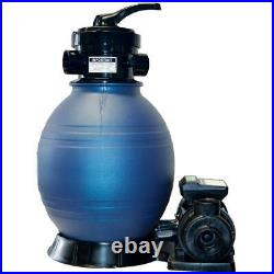 Blue Torrent Sand Shark 12in Above Ground Sand Filter System with 1-2 HP Pump