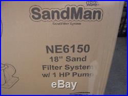 Blue Wave 18 Sand Filter System with 1 HP Pump for Above Ground Pools