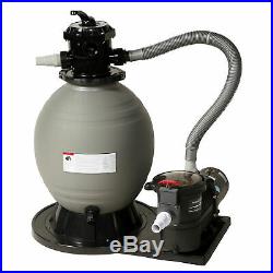 Blue Wave 18-in Sand Filter System with 1 HP Pump for Above Ground Pools
