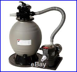 Blue Wave 18in. Sand Filter System with 3600 GPH 1 HP Pump for Above Ground Pools