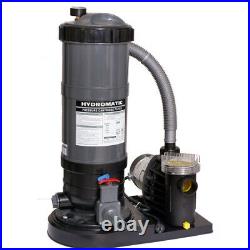 Blue Wave Hydro 120 Sq Ft Cartridge Filter System with 1.5 HP Pump for Above-Gr