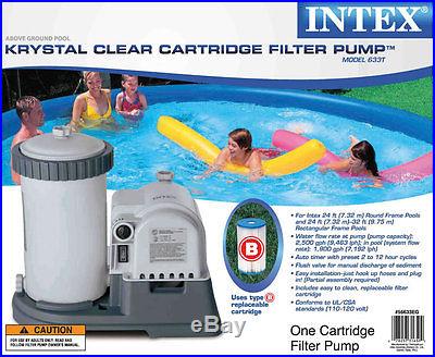Brand New Intex 2500 gph Filter Pump & hoses for Above Ground Swimming Pools