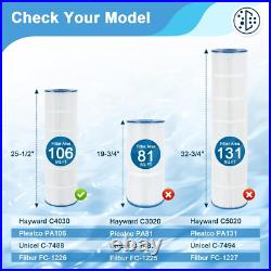 C4030 Pool Filter Cartridges, Compatible with Hayward SwimClear C4020, C4025