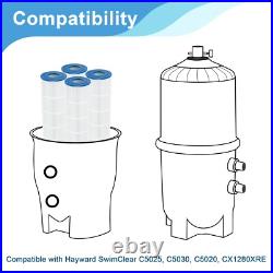 C5030 Pool Filter Cartridges (4-Pack), Compatible with Hayward SwimClear C5020 C5030 Pool Filter Cartridges (4-Pack), Compatible with Hayward SwimClear C5020