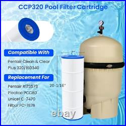 CCP320 Pool Filter Cartridges, Compatible with Pentair Clean & Clear Plus 320