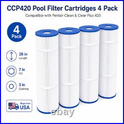 CCP420 Pool Filter 4-Pack for Pentair Clean Clear Plus 420 R173576 5oz