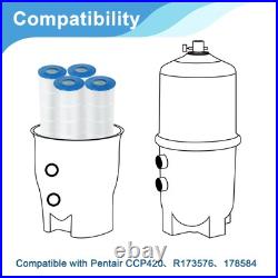 CCP420 Pool Filter Cartridges 4Pk for Pentair Clean and Clear 420 PCC105, 178584 CCP420 Pool Filter Cartridges 4Pk for Pentair Clean and Clear 420 PCC105, 178584