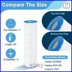 CCP420 Pool Filter Cartridges, Compatible with Pentair Clean&Clear Plus 420