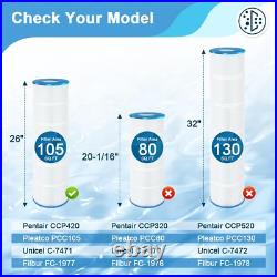 CCP420 Pool Filter Cartridges, Compatible with Pentair Clean&Clear Plus 420