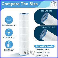 CCP520 Pool Filter Cartridge Replacement for Pentair Clean&Clear Plus 520(4Pack) CCP520 Pool Filter Cartridge Replacement for Pentair Clean&Clear Plus 520(4Pack)