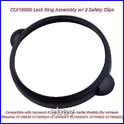 CCX1000D Lock Ring Assembly with 2 Safety Clips For Hayward XStream Filtration