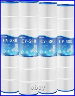 CL580 Pool Filter Cartridges, 4 x 145 sq ft Replacement for Jandy CV580, 4 Pack