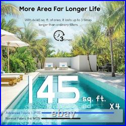 CL580 Pool Filter Cartridges, 4 x 145 sq ft Replacement for Jandy CV580, 4 Pack