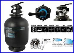 Carvin Laser Swimming Pool Sand Filter Tank with 7-Way Valve (Choose Size)