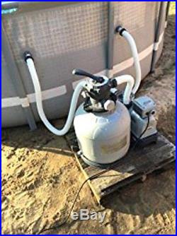 Clear Sand Filter Pump Above Ground Pool Swimming system Water Filtration Quite