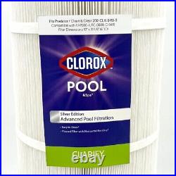 Clorox Silver Advanced 2pk Pool Filtration Cartridge Predator Cln & Clr 200sq ft