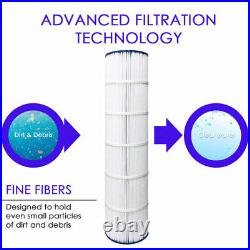 ClurTech Pool Filter Cartridge 4 Pk Jandy CL580 CV580 Replaces C-7482 and others