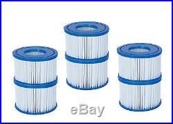 Coleman Spa Filter Pump Replacement Cartridge Type VI (6 Pack) (Bestway)