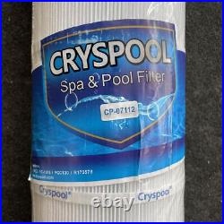 Cryspool 07112 Filter, Compatible with Clean Clear Plus, 4-PACK, 4×125 Sq. Ft