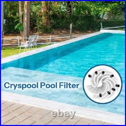 Cryspool 1248 DE Pool Filter Compatible with PUREX SMBW 2048/4048 8 Large Grids