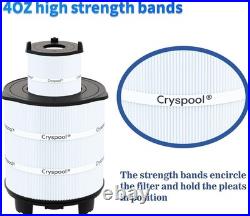 Cryspool 400 Sq. Ft Pool Filter Cartridge Replaces S7M400 Inner & Outer 1 Set