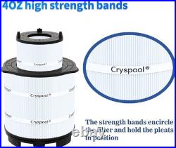 Cryspool 500 Sq. Ft Pool Filter Cartridge Replaces S8M500 Inner & Outer 1 Set