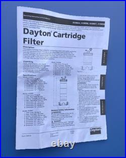 DAYTON Pool/ Spa Filter, 65,000 Gal, 147.1 GPM Max, 2? Connection 4VMN8, New