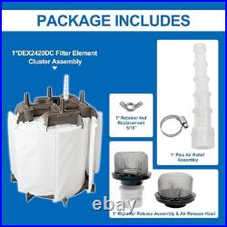 DEX2420DC Filter Element Cluster Assembly Replacement for Hayward 24 sq. Ft. Pro