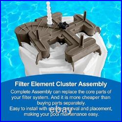 DEX2420DC Filter Element Cluster Assembly Replacement for Hayward (5182)