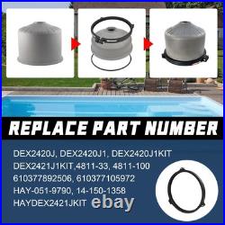 DEX2421JKIT Tension Control Clamp Cartridge Filter Clamp withTank Seal For Hayward