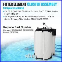 DEX3600DC Filter Element Cluster Assembly for Hayward 36 sq. Ft. Pro-Grid DE3620