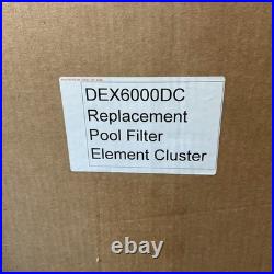 DEX6000DC Pool Filter Element Cluster Compatible with Hayward 60 Sq Ft Replacement DEX6000DC Pool Filter Element Cluster Compatible with Hayward 60 Sq Ft Replacement