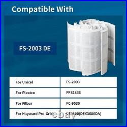 DE Grid Pool Filter Replacement for Unicel FS-2003, PFS1386, FC-9530, DEX3600DA