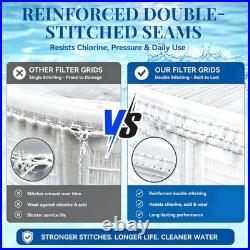 DE Pool Filter Grid Replacement 60 Sq Ft for Hayward Pro-Grid DE6020 FS-2005