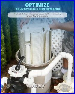DE Pool Filter Grids for Unicel FS-2004 PFS2448 Filbur FC-9540 DE4820