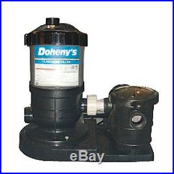 Doheny's Above Ground Cartridge Filter with 3/4 HP Pump