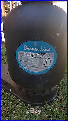 Dream Line High Rate Sand Filter S190TSCP with Hayward Vari Flo XL Valve USED