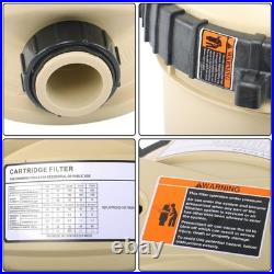 EC-160316 100 sq. Ft. Cartridge Pool Filter Replace For Pentair Clean & Clear