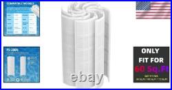 Effortless Filtration Solution FS-2005 DE Pool Filter 7 Full, 1 Partial