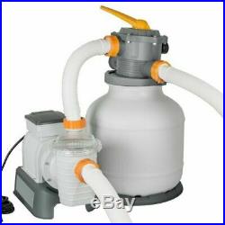 FDA/CE Flowclear 58500E 2200GPH Above Ground Swimming Pool Sand Filter Pump 110V