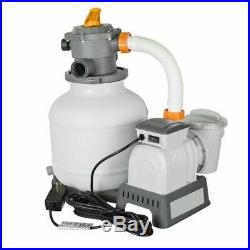 FDA/CE Flowclear 58500E 2200GPH Above Ground Swimming Pool Sand Filter Pump 110V