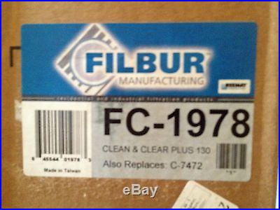 FILBUR FC-1978 Cartridge Filter SET OF FOUR