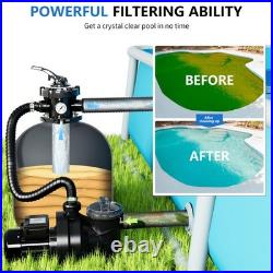 FOTING 16 Sand Filter Pump for Above Ground Pool with Timer, 1 HP 4500GPH