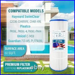 FP-1756 Filter Cartridge rep Hayward SwimClear C2030, CX481XRE, CX481-XRE, 4Pack