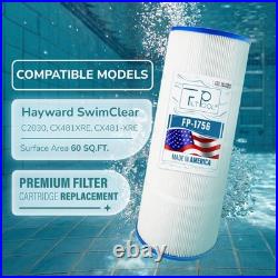 FP-1756 Filter Cartridge rep Hayward SwimClear C2030, CX481XRE, CX481-XRE, 4Pack