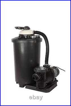 FlowXtreme 16-in, 100lb Sand Filter System for Above Ground Pools with Multip