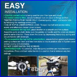 For Hayward S200, S240 Series Sand Filters SPX0710X32 Vari-Flo Side Mount Valve For Hayward S200, S240 Series Sand Filters SPX0710X32 Vari-Flo Side Mount Valve