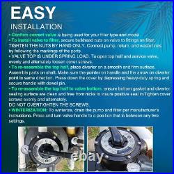 For Hayward SP0714T VariFlo XL Top Mount Multiport Valve Part For Hayward SP0714T VariFlo XL Top Mount Multiport Valve Part